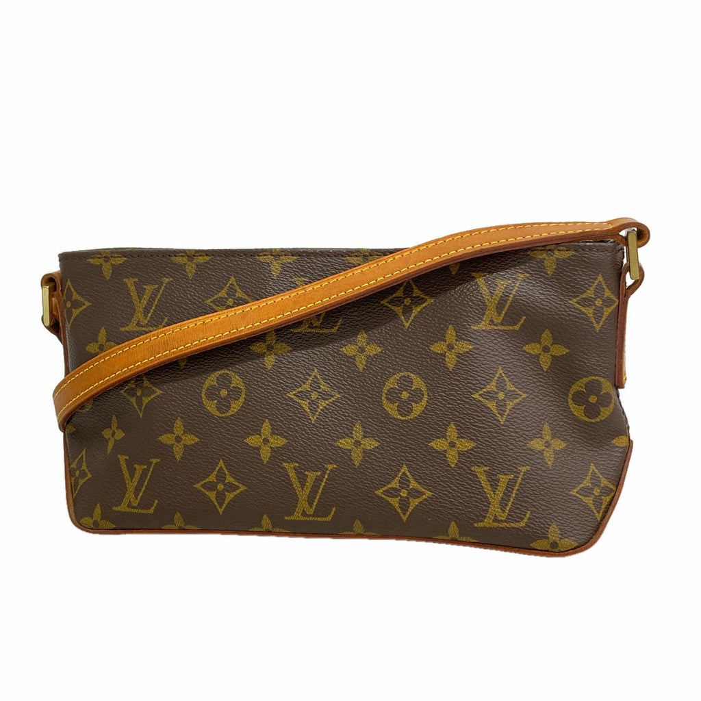 Louis Vuitton Shoulder Bag Monogram Trotteur Brown