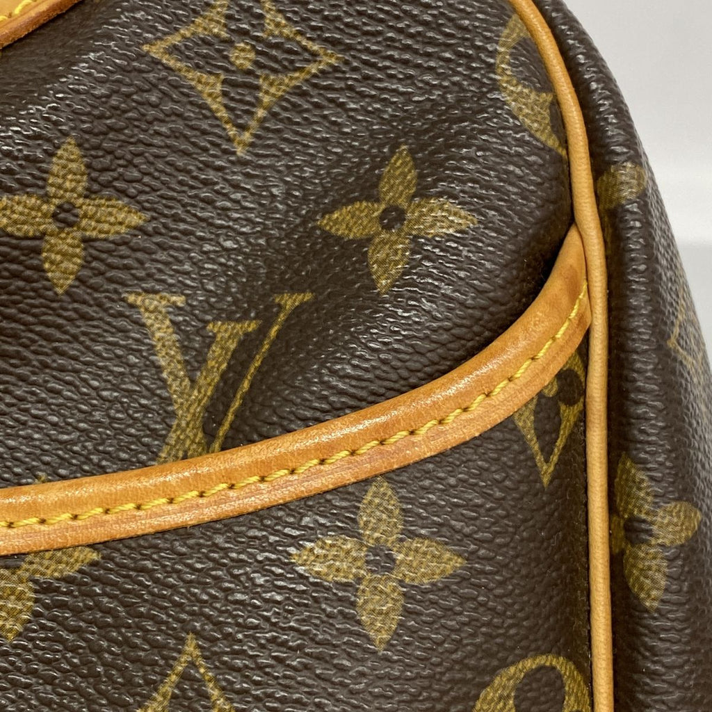Louis Vuitton Handbag Monogram Deauville Brown — view 7