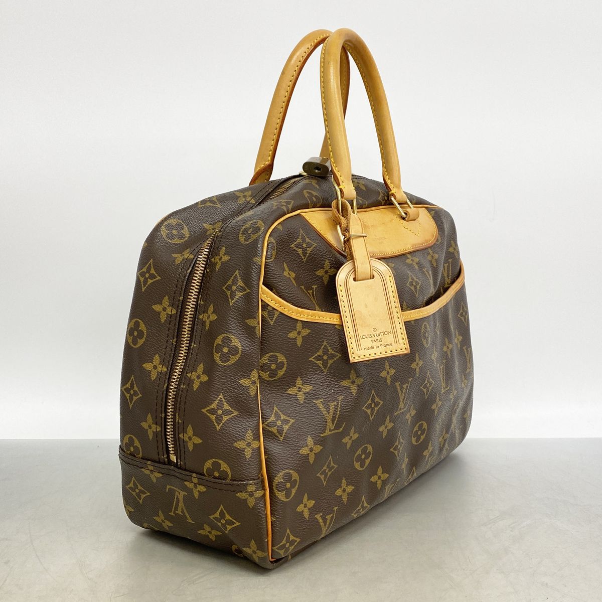 Louis Vuitton Handbag Monogram Deauville Brown — view 2