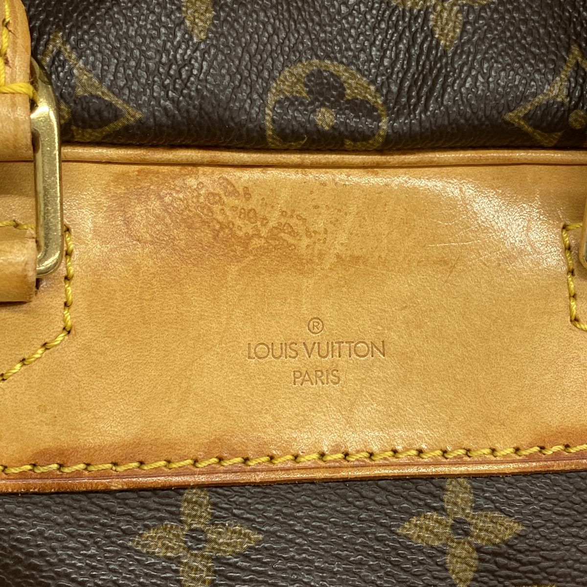 Louis Vuitton Handbag Monogram Deauville Brown — view 8
