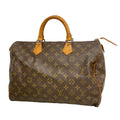 Louis Vuitton Handbag Monogram Speedy 35 Brown