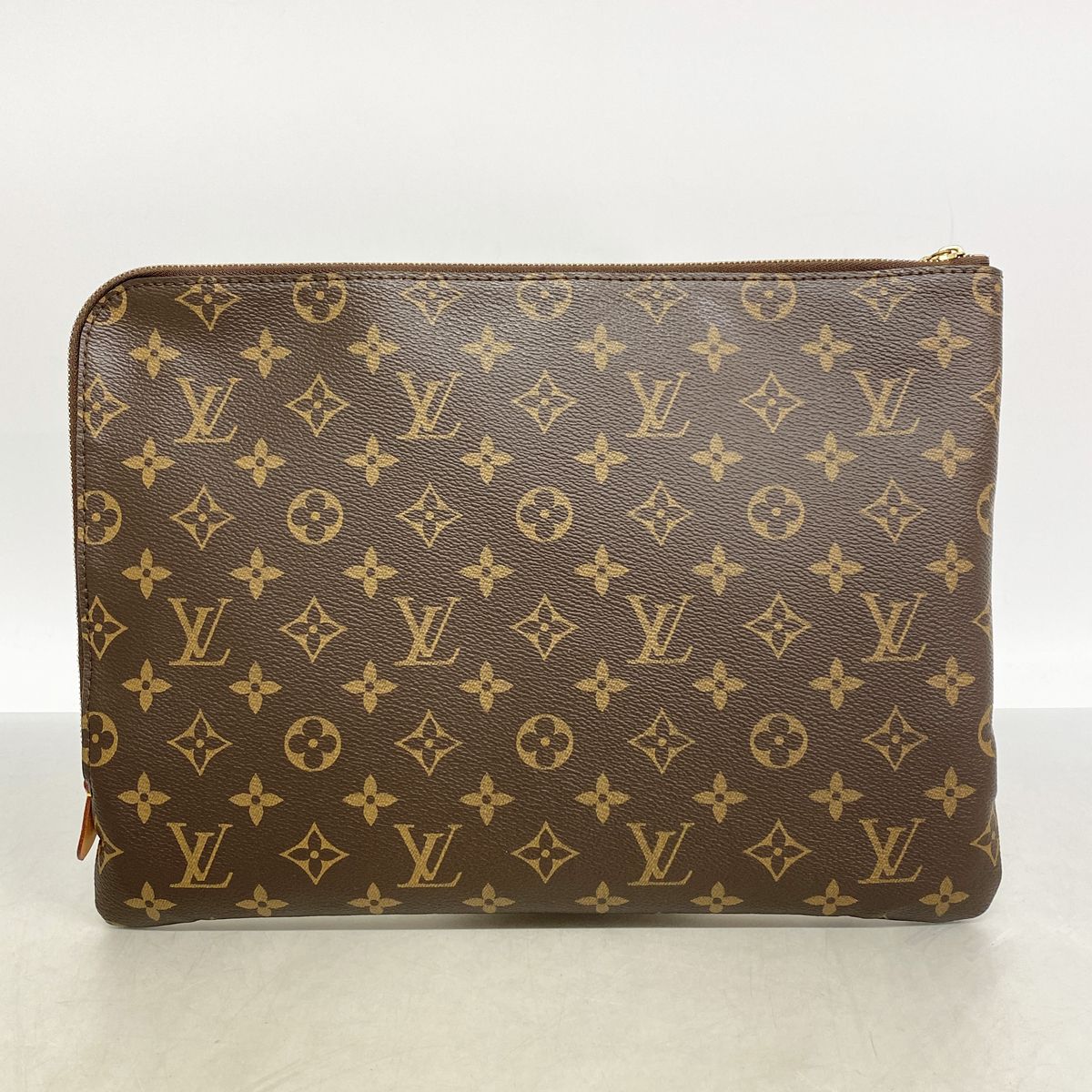 Louis Vuitton Clutch Monogram Etui Voyage MM Brown — view 7