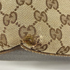 Gucci Tote Bag GG Canvas Brown Champagne Gold — view 6