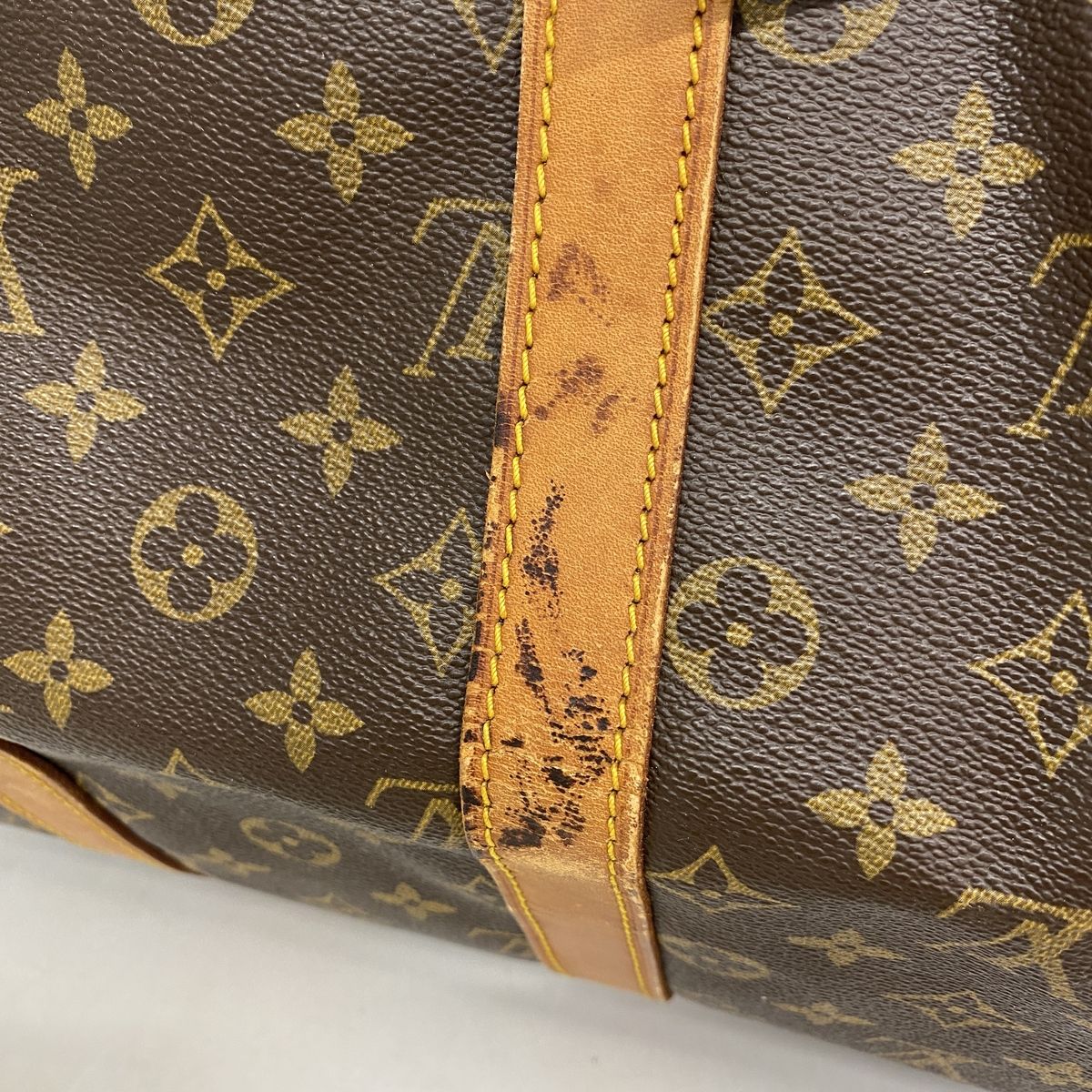 Louis Vuitton Boston Bag Monogram Keepall 45 Brown — view 6