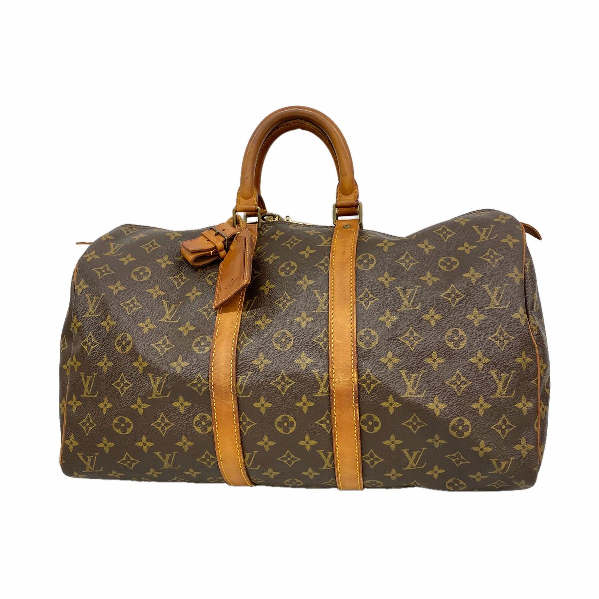 Louis Vuitton Boston Bag Monogram Keepall 45 Brown