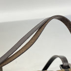 Fendi Handbag Zucca Nylon Canvas Brown Silver — view 6