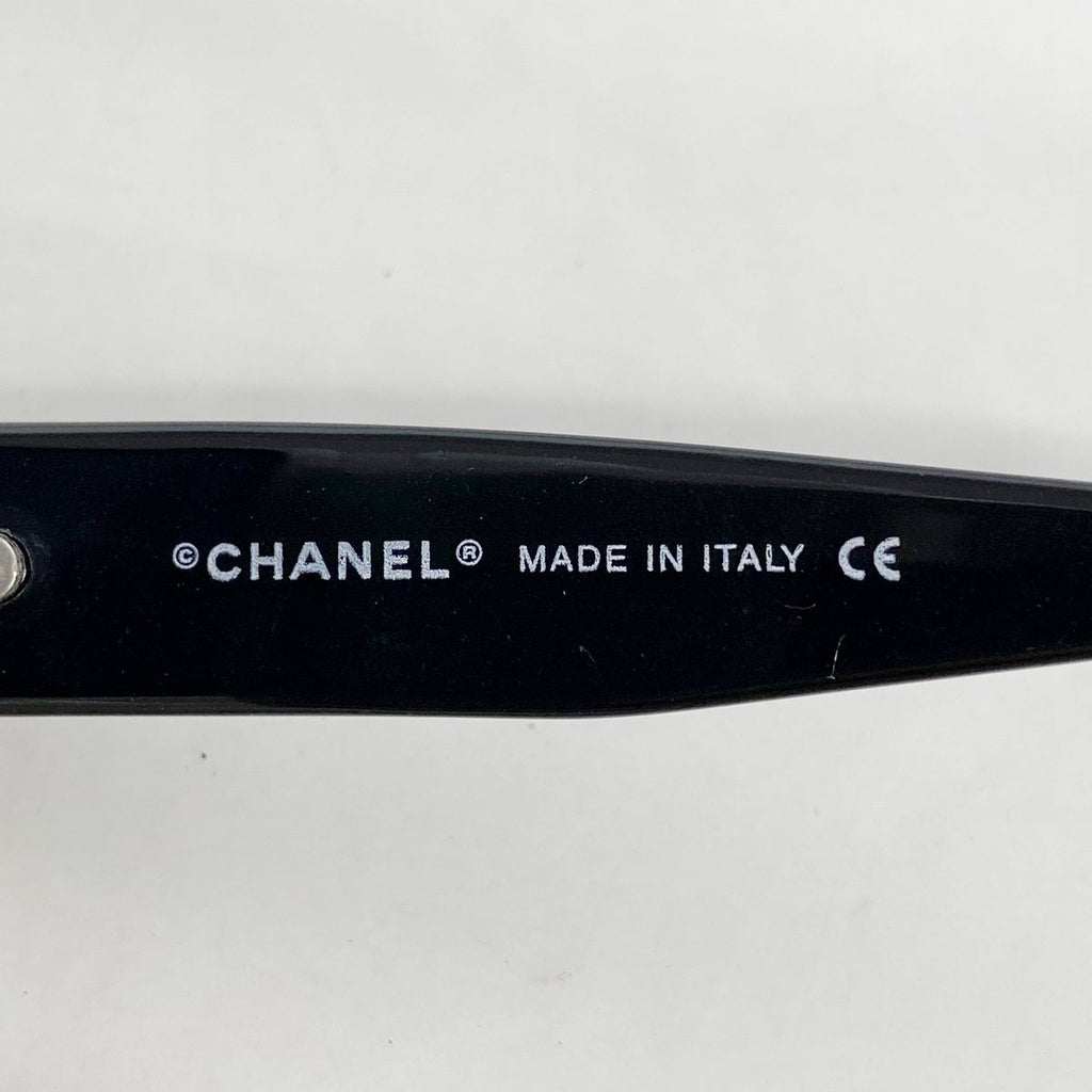 Chanel Sunglasses Acetate Black Silver Eyewear — view 2