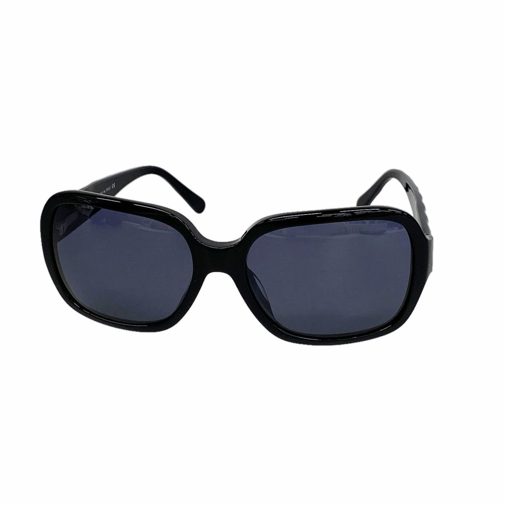 Chanel Sunglasses Acetate Black Silver Eyewear
