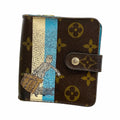 Louis Vuitton Wallet Monogram Groom Compact Zip Blue