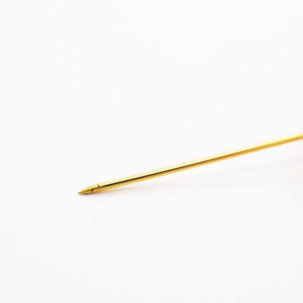 Chanel Brooch Vintage CC Logo Gold Plated — view 7