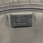 Gucci Shoulder Bag GG Canvas Jackie Brown Black Gold — view 5