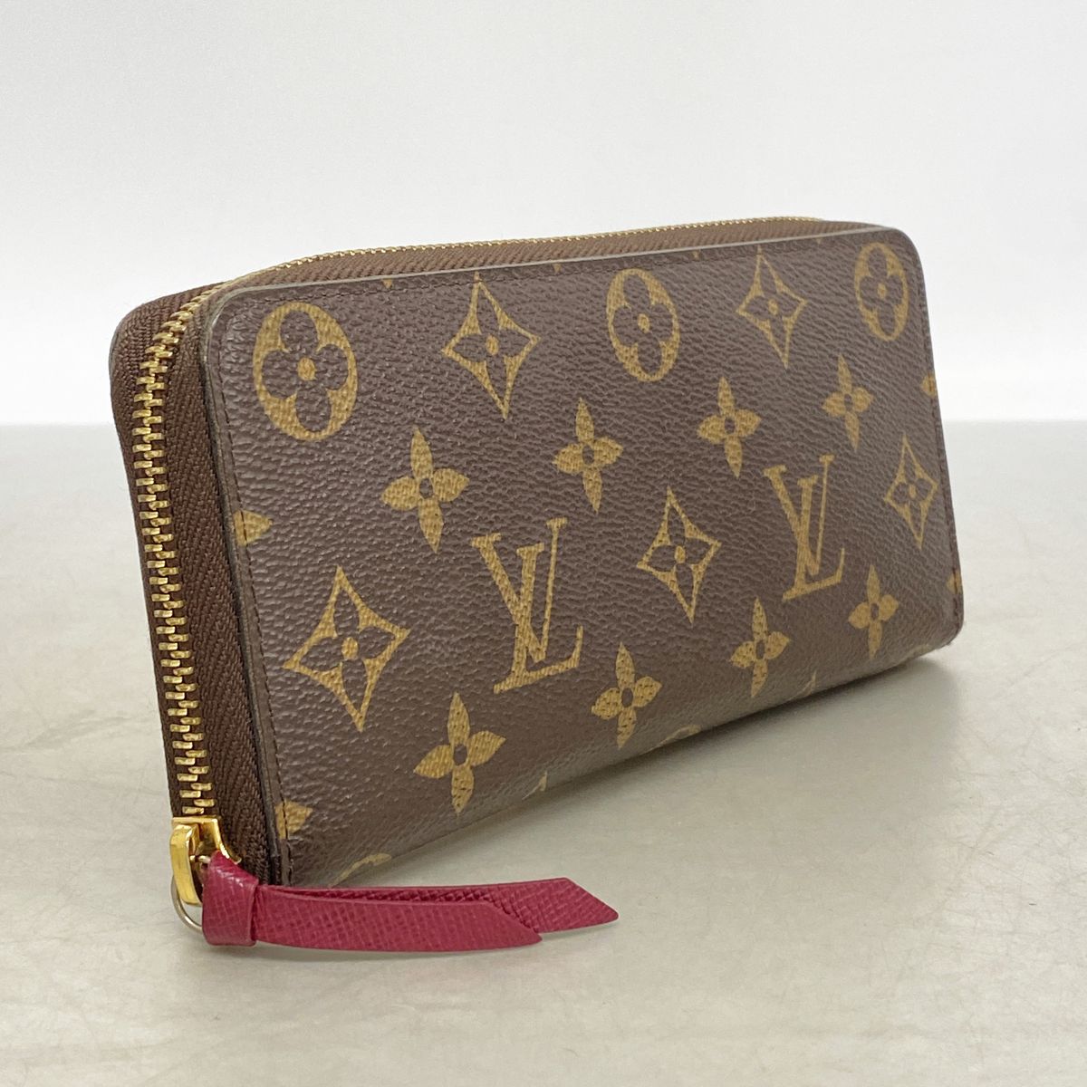 Louis Vuitton Wallet Monogram Portefeuille Clemence Fuchsia — view 2
