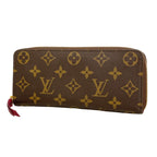 Louis Vuitton Wallet Monogram Portefeuille Clemence Fuchsia