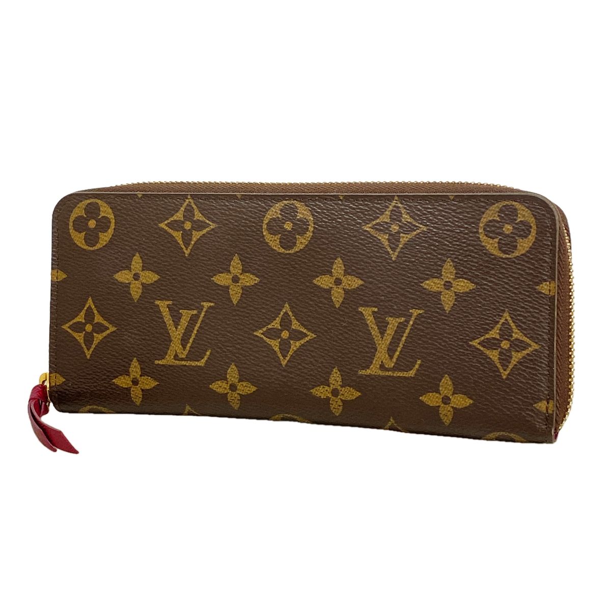 Louis Vuitton Wallet Monogram Portefeuille Clemence Fuchsia