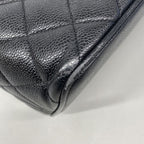 Chanel Tote Bag Reissue Caviar Leather Black Silver — view 6