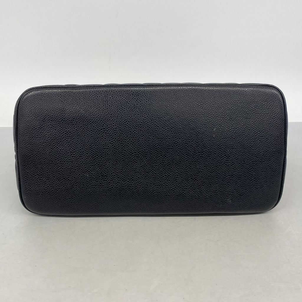 Chanel Tote Bag Reissue Caviar Leather Black Silver — view 3