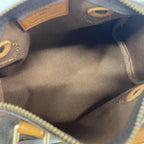 Louis Vuitton Handbag Monogram Mini Speedy Brown 2-Way Bag — view 4