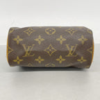 Louis Vuitton Handbag Monogram Mini Speedy Brown 2-Way Bag — view 3