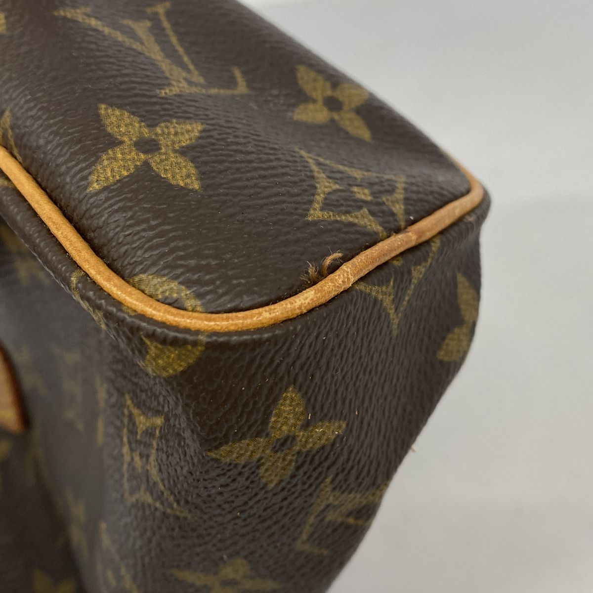 Louis Vuitton Handbag Monogram Mini Speedy Brown 2-Way Bag — view 6