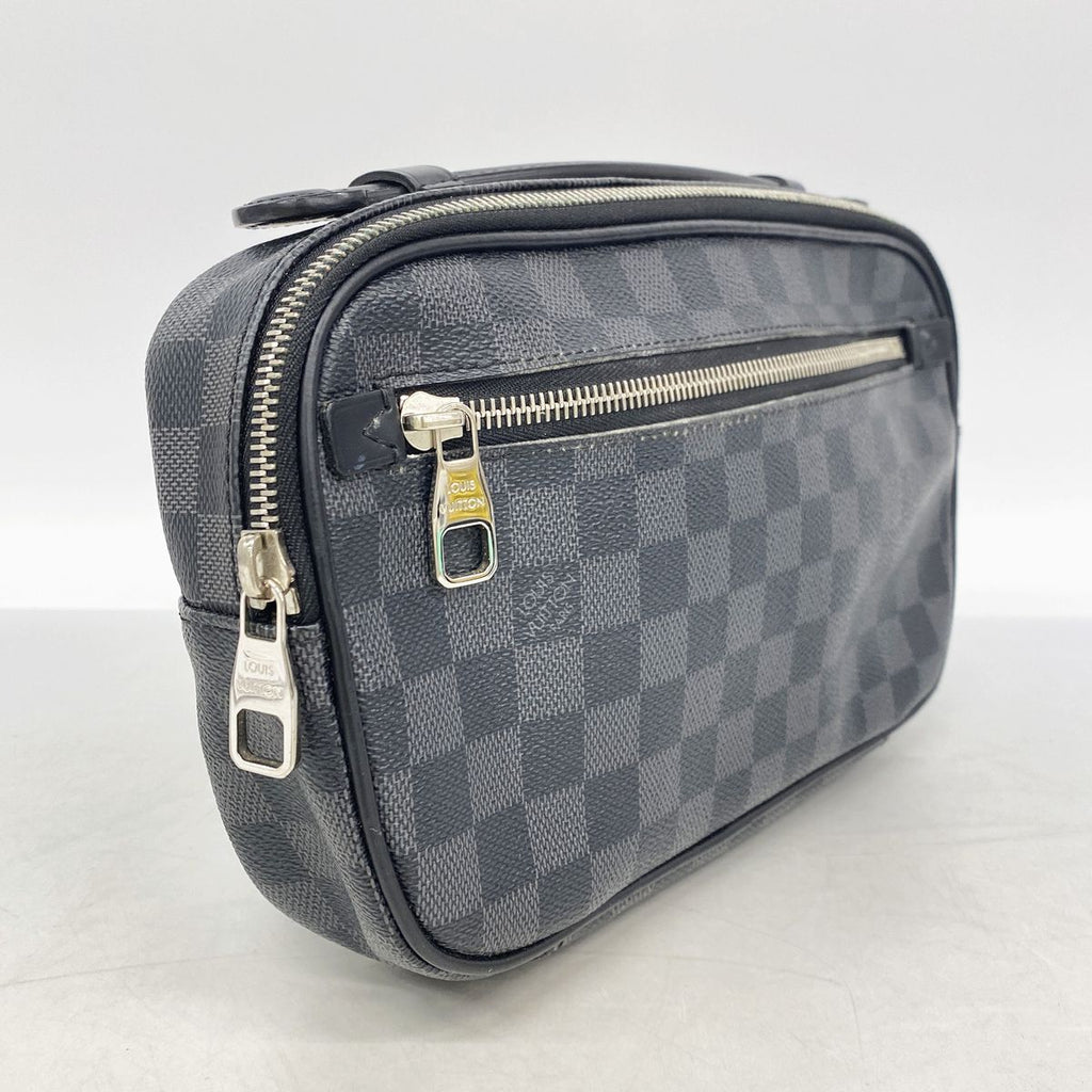 Louis Vuitton Belt Bag Damier Graphite Ambler Black — view 2