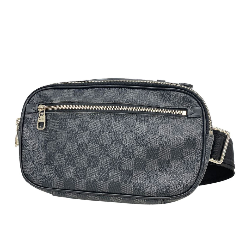 Louis Vuitton Belt Bag Damier Graphite Ambler Black