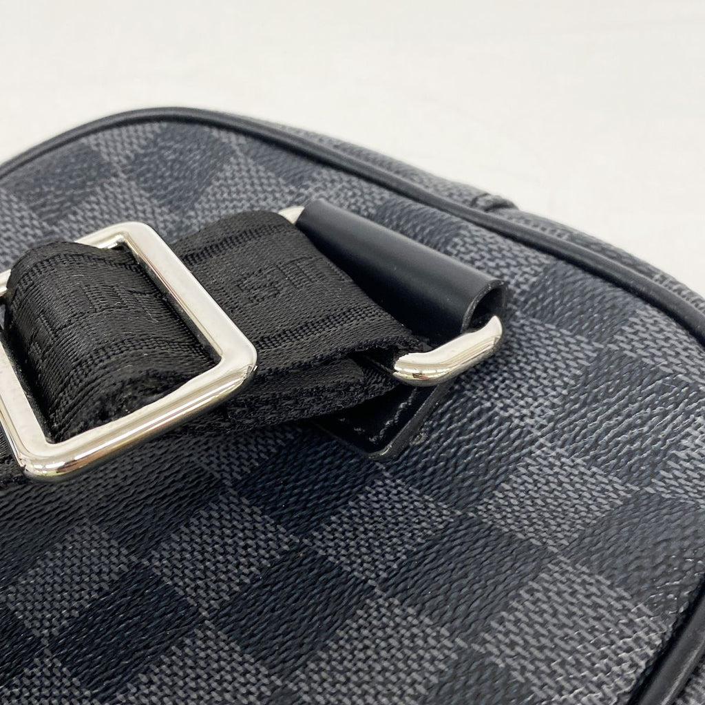 Louis Vuitton Belt Bag Damier Graphite Ambler Black — view 8
