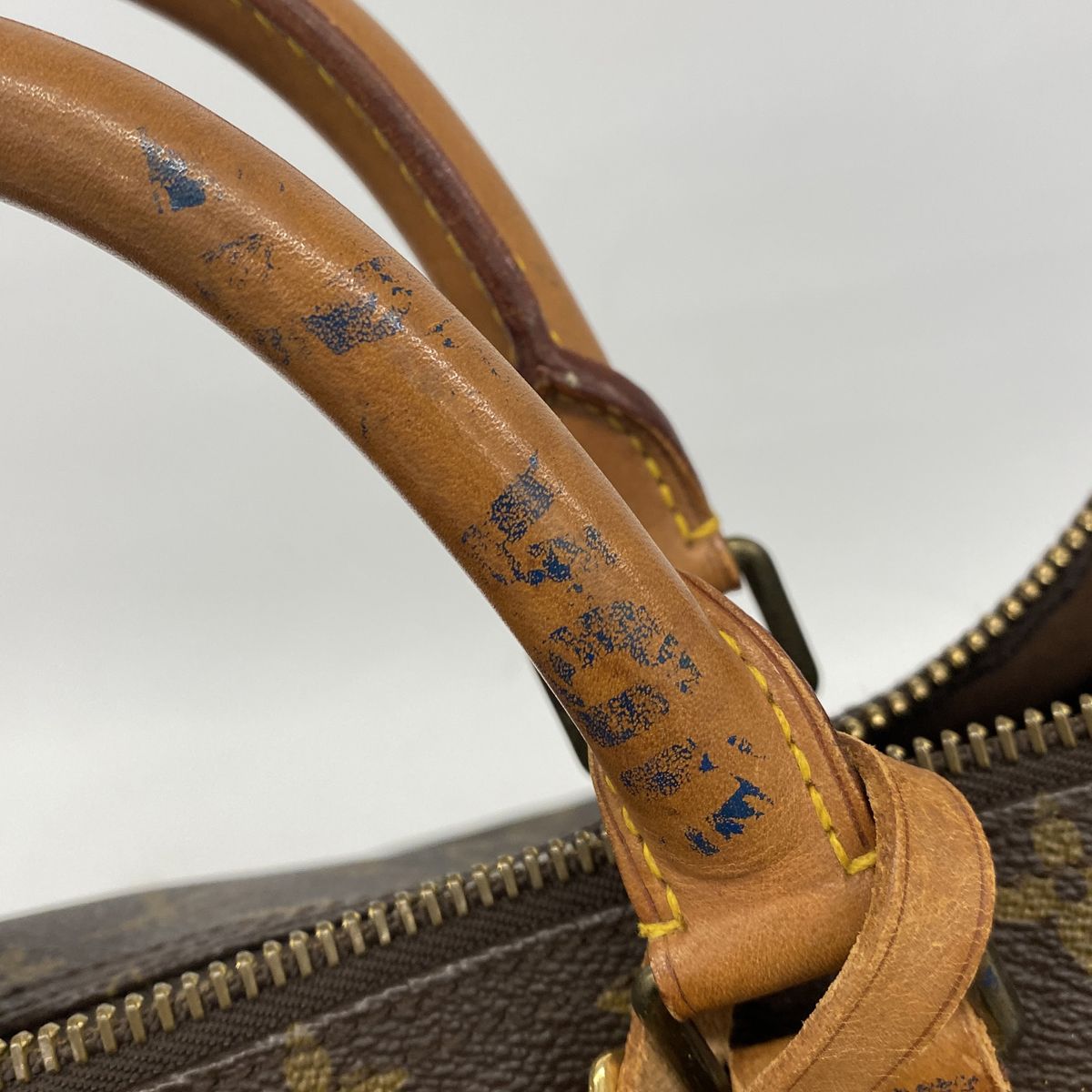 Louis Vuitton Boston Bag Monogram Keepall 60 Brown — view 6