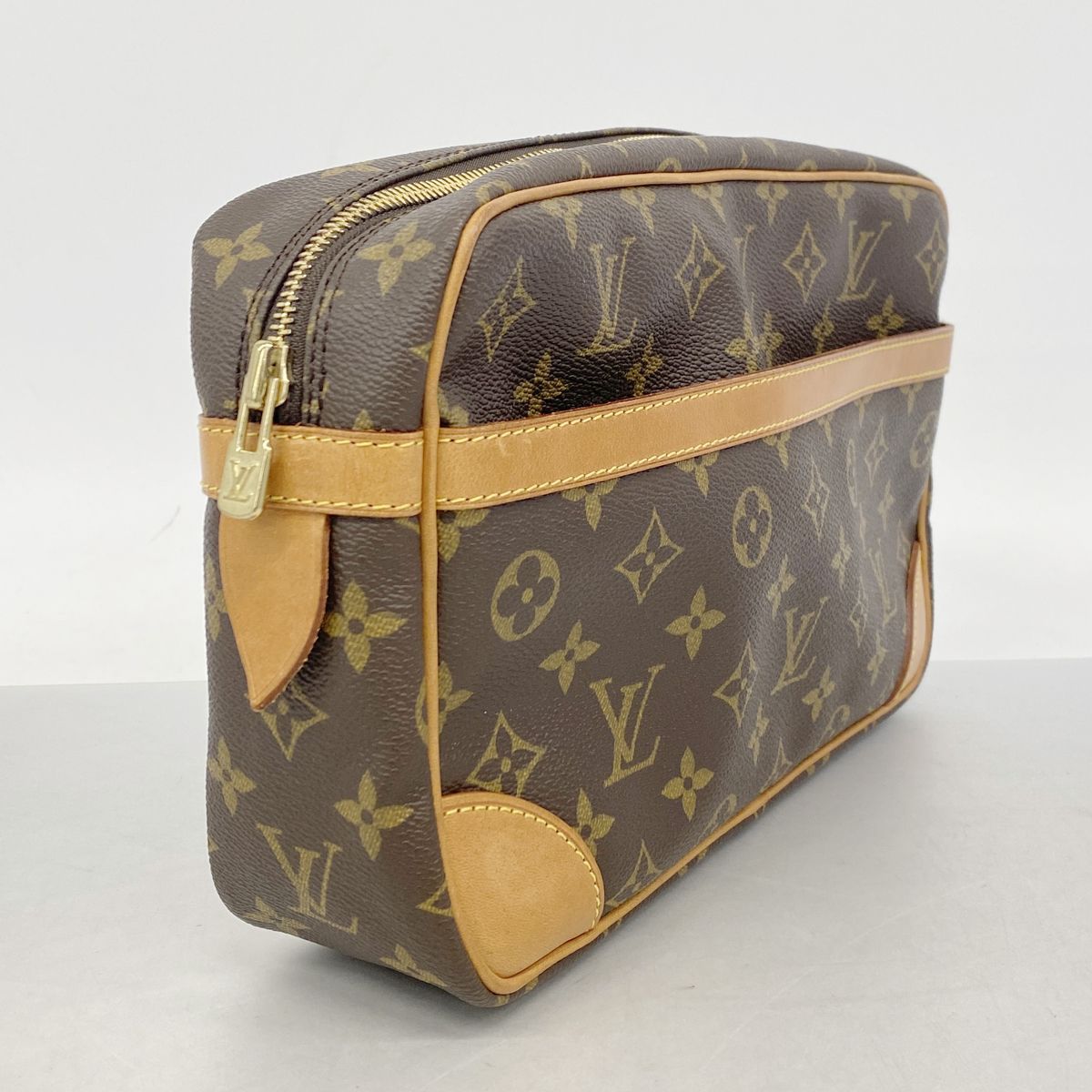 Louis Vuitton Clutch Monogram Compiegne 28 Brown — view 2