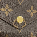 Louis Vuitton Trifold Wallet Monogram Portefeuille Victorine Brown — view 7