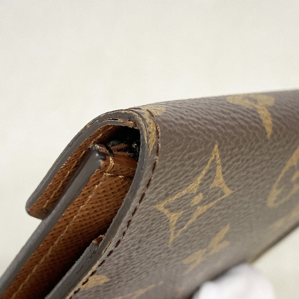 Louis Vuitton Trifold Wallet Monogram Portefeuille Victorine Brown — view 6