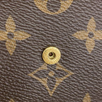 Louis Vuitton Trifold Wallet Monogram Portefeuille Victorine Brown — view 8