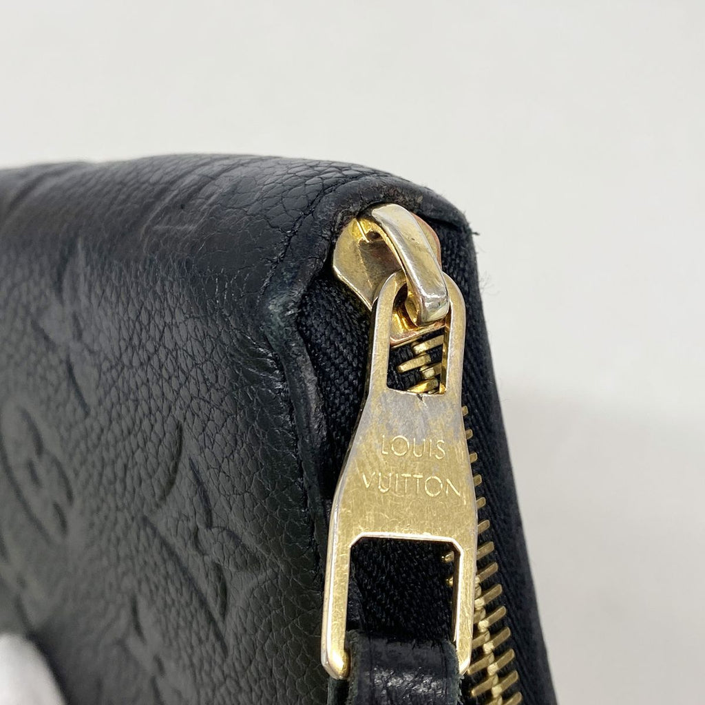 Louis Vuitton Wallet Monogram Empreinte Zippy Noir — view 8