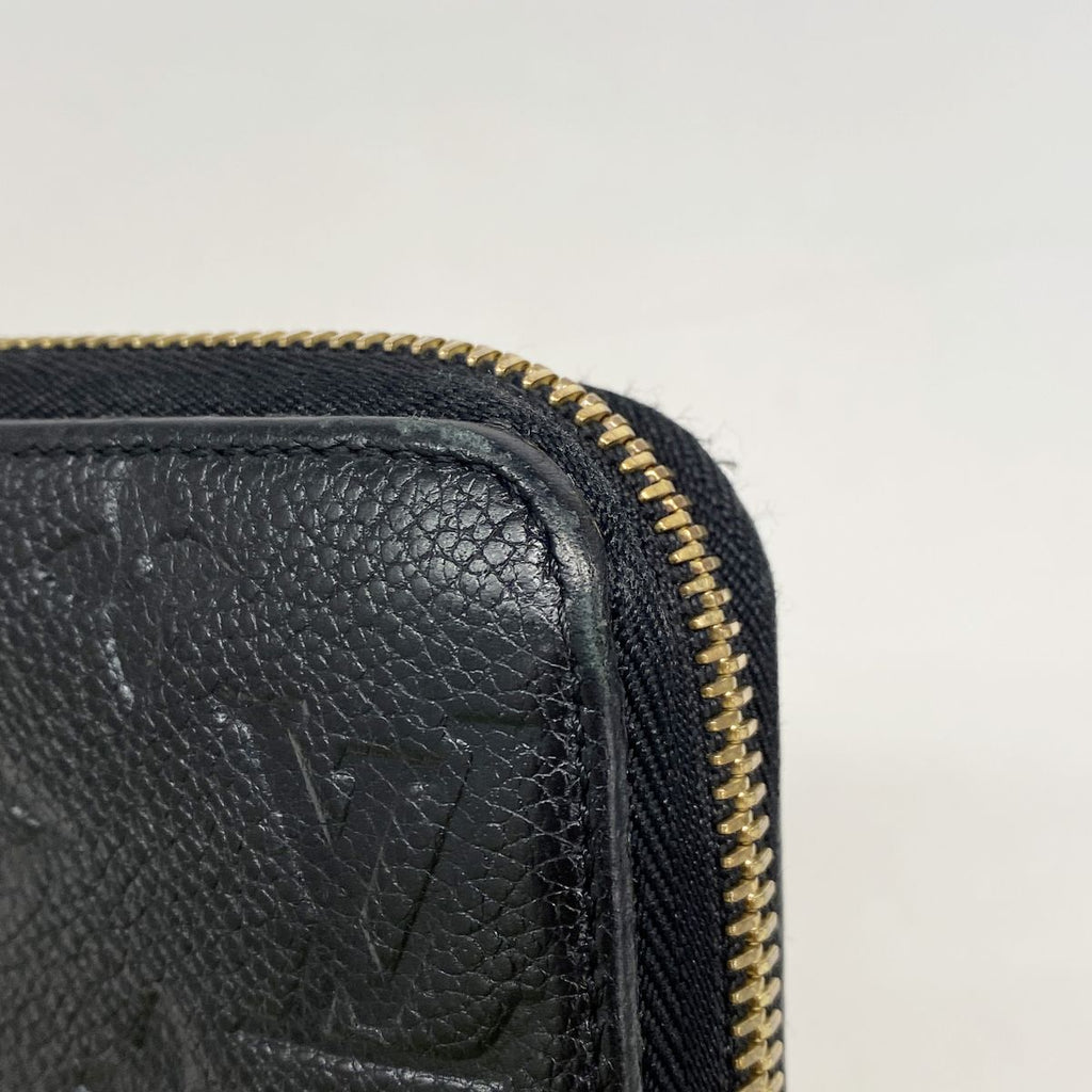 Louis Vuitton Wallet Monogram Empreinte Zippy Noir — view 7