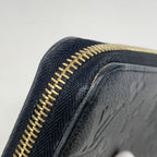 Louis Vuitton Wallet Monogram Empreinte Zippy Noir — view 6