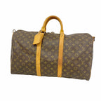 Louis Vuitton Boston Bag Monogram Keepall Bandouliere 50 Brown
