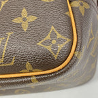 Louis Vuitton Handbag Monogram Deauville Brown — view 6