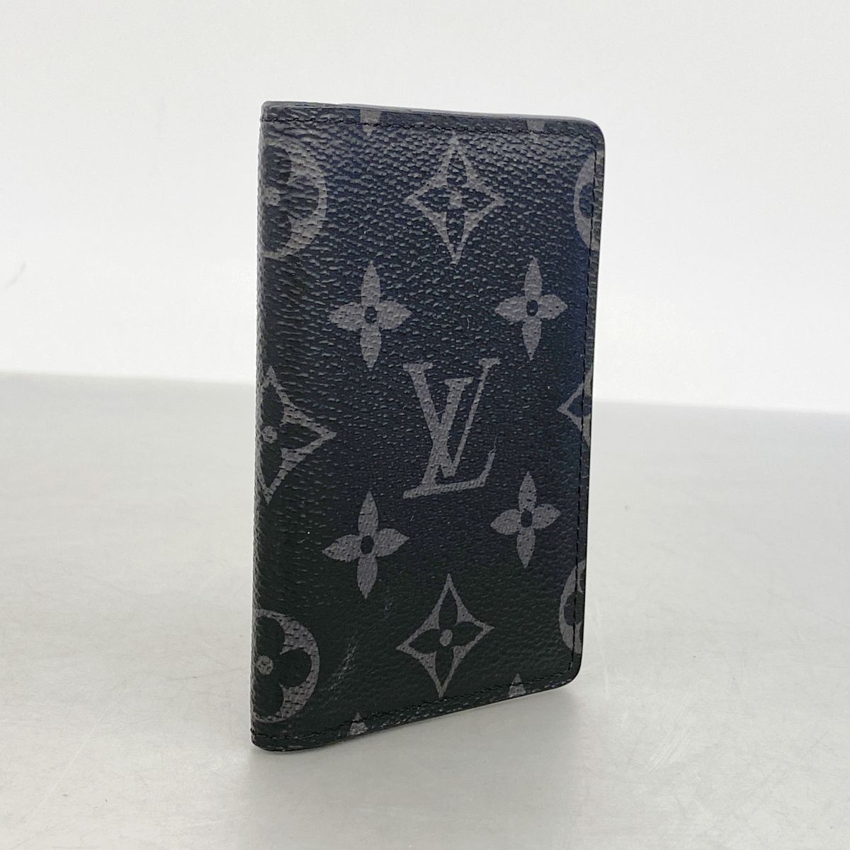 Louis Vuitton Card Case Monogram Eclipse Pocket Organizer Black — view 2
