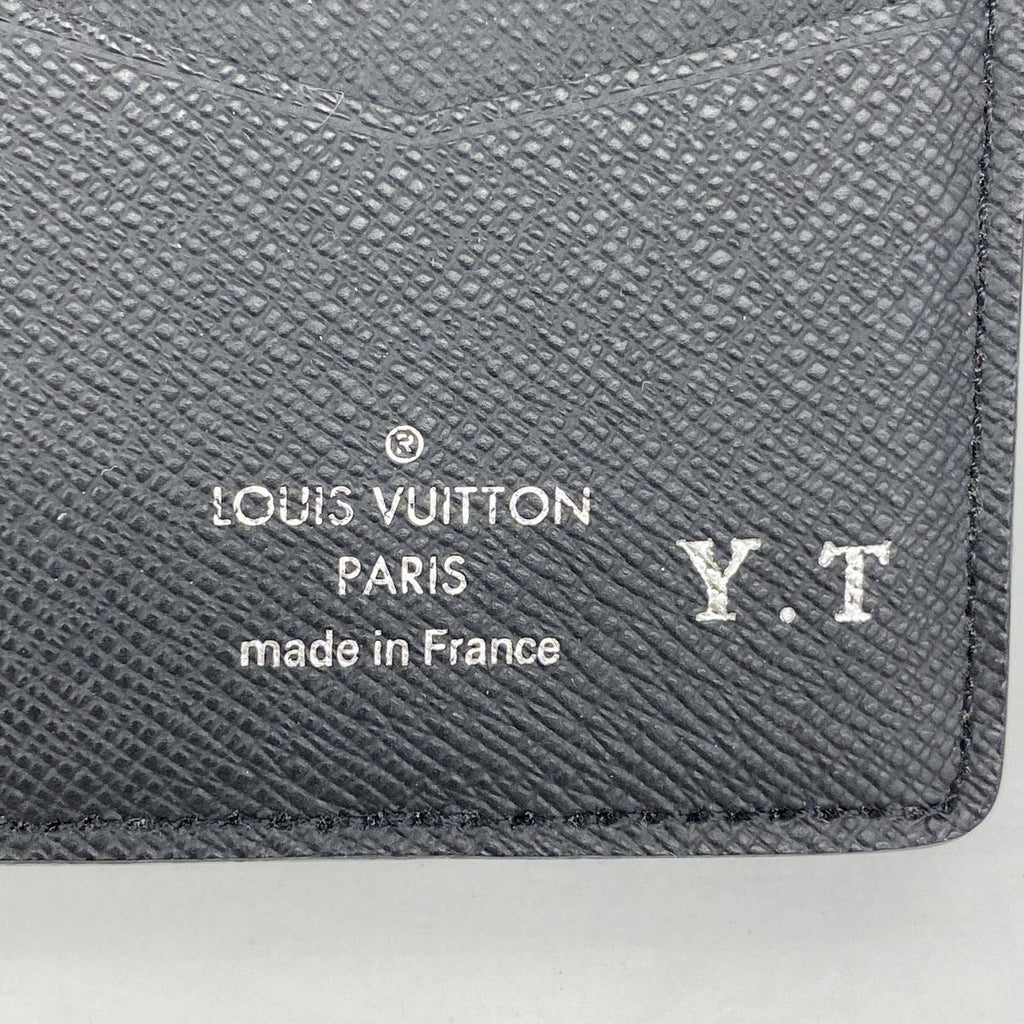 Louis Vuitton Card Case Monogram Eclipse Pocket Organizer Black — view 4
