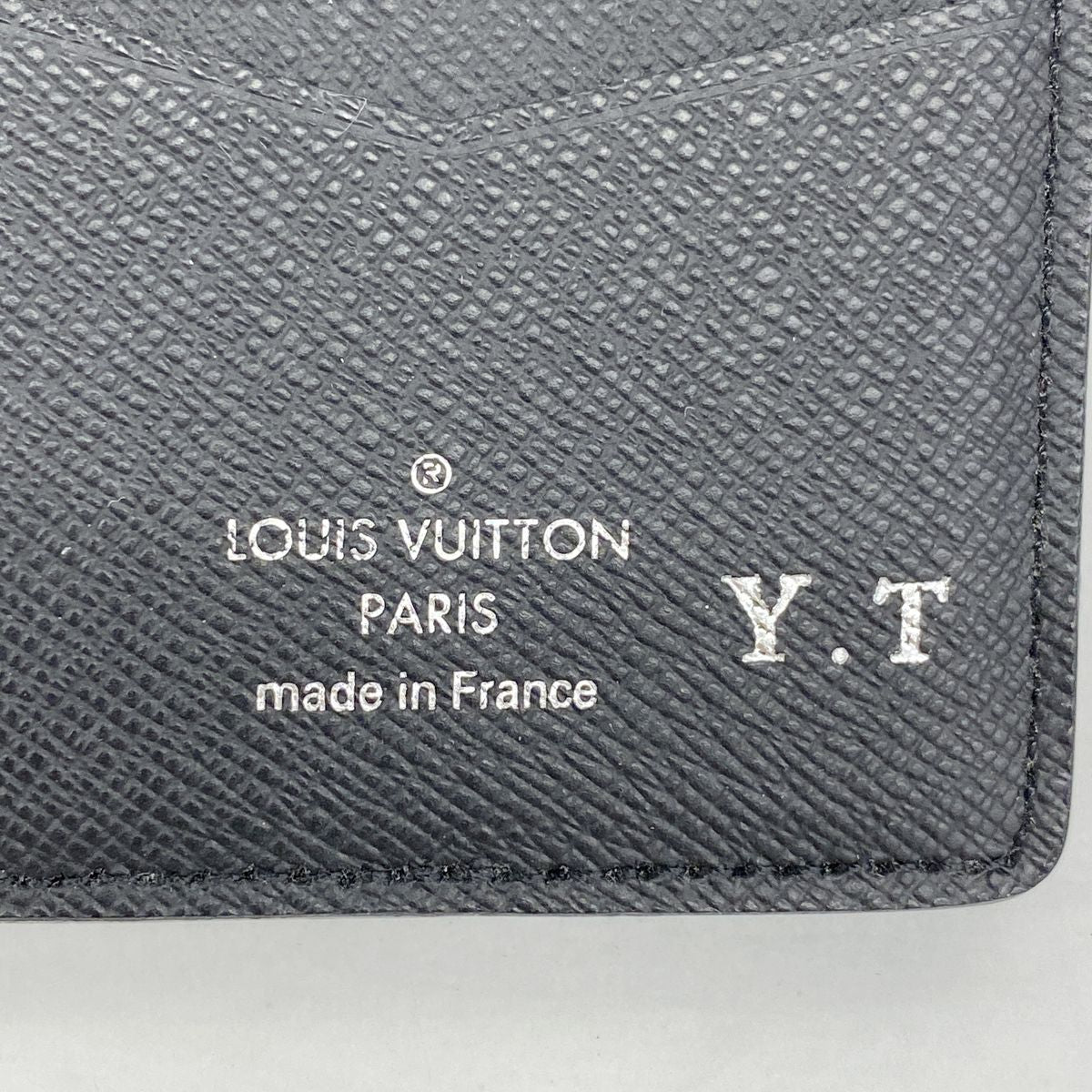 Louis Vuitton Card Case Monogram Eclipse Pocket Organizer Black — view 4