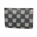 Louis Vuitton Clutch Damier Graphite Christopher Nemeth Pochette Jules GM Black