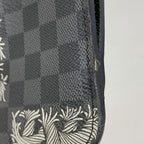 Louis Vuitton Clutch Damier Graphite Christopher Nemeth Pochette Jules GM Black — view 6