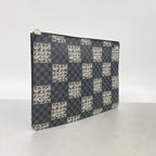 Louis Vuitton Clutch Damier Graphite Christopher Nemeth Pochette Jules GM Black — view 2