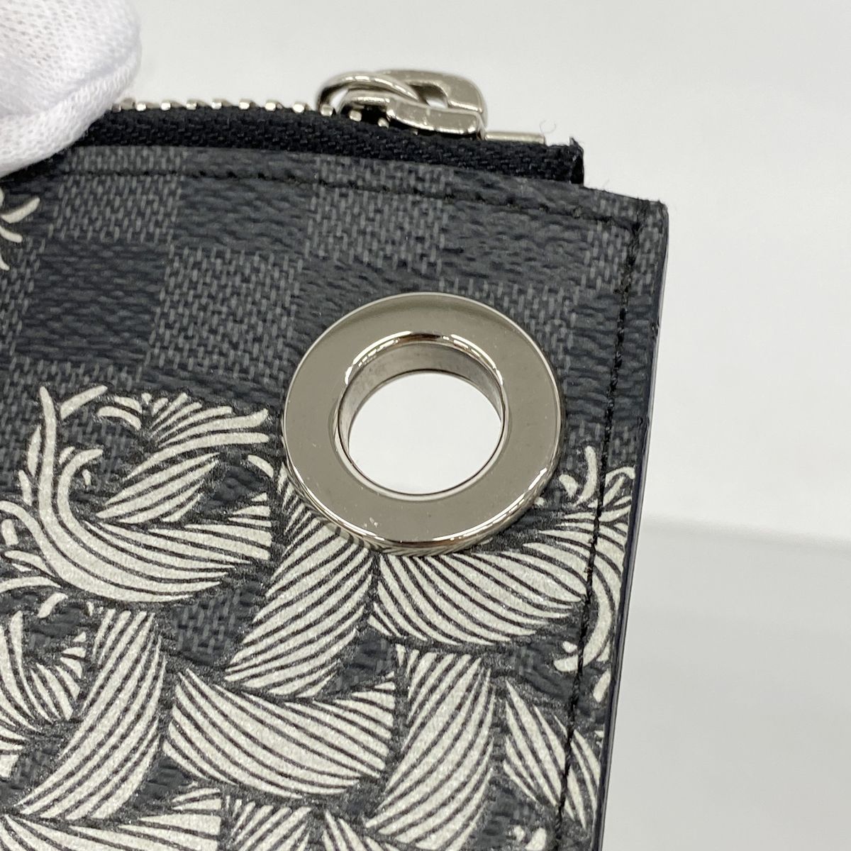 Louis Vuitton Clutch Damier Graphite Christopher Nemeth Pochette Jules GM Black — view 7