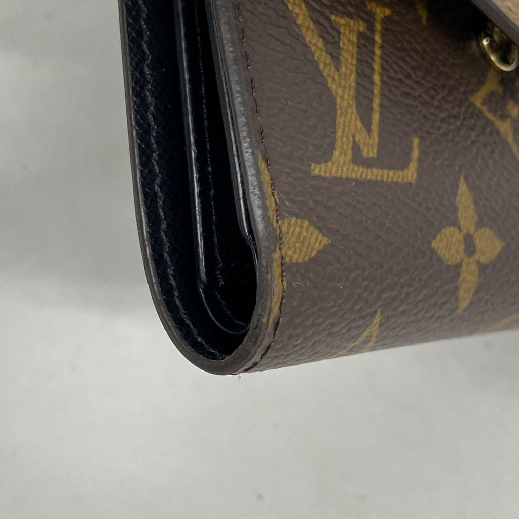 Louis Vuitton Trifold Wallet Monogram Reverse Portefeuille Victorine Brown — view 6