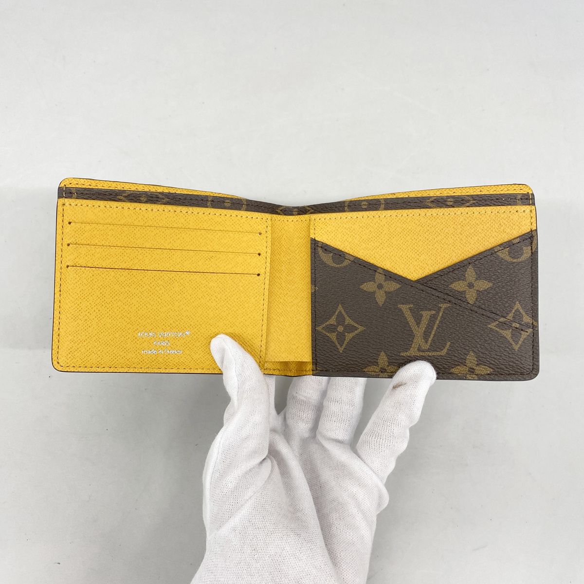 Louis Vuitton Billfold Monogram Macassar Portefeuille Multiple Brown Wallet — view 3
