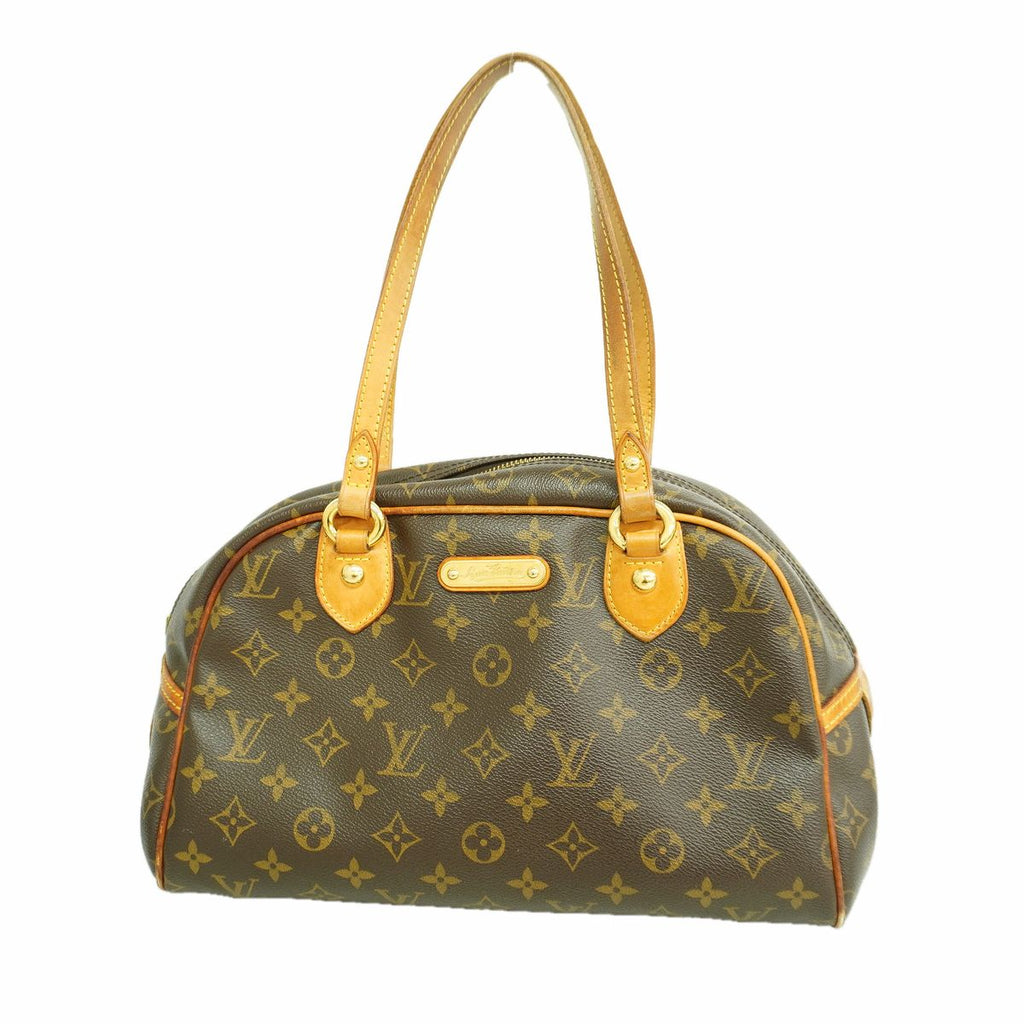 Louis Vuitton Shoulder Bag Monogram Montorgueil PM Brown