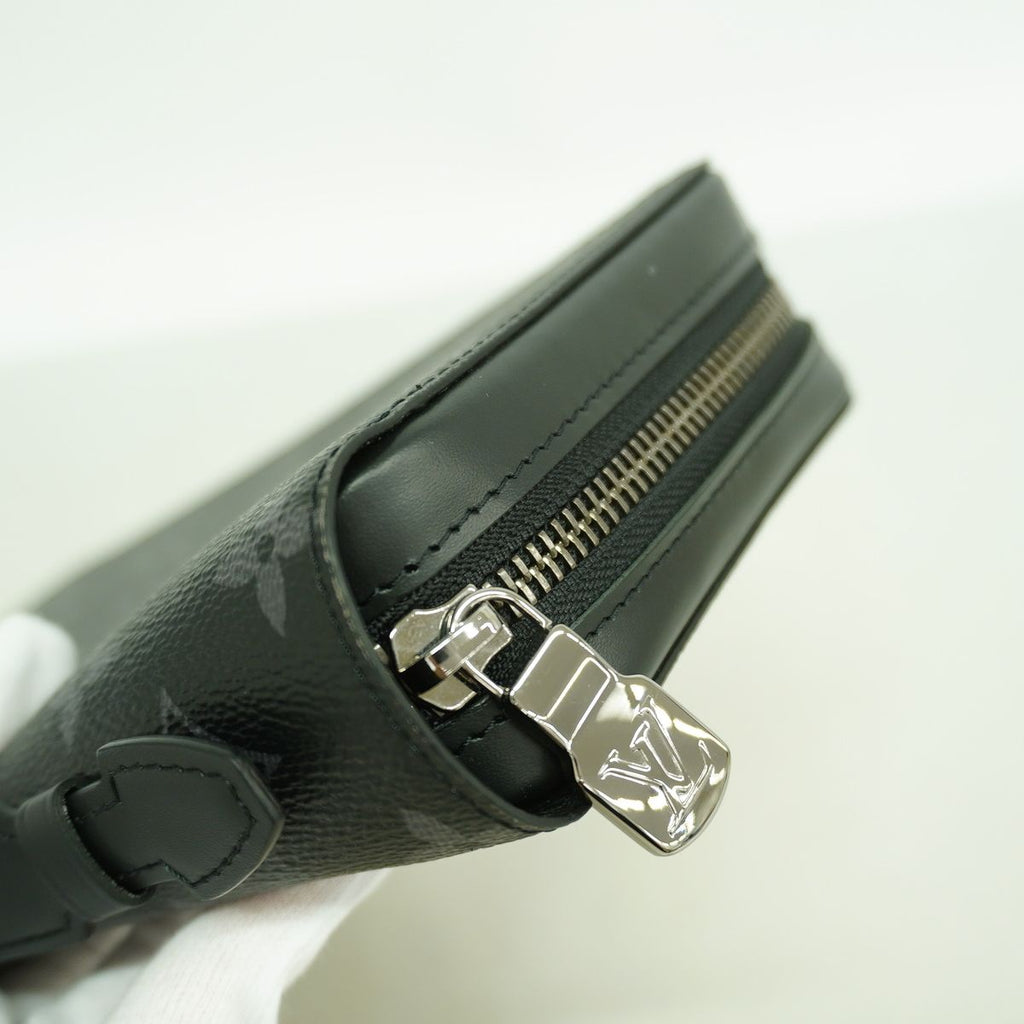Louis Vuitton Wallet Monogram Eclipse Zippy XL Black — view 5