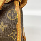 Louis Vuitton Shoulder Bag Monogram Saumur 35 Brown — view 6