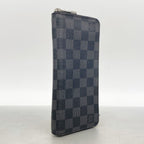 Louis Vuitton Wallet Damier Graphite Zippy Vertical Black Gray — view 2