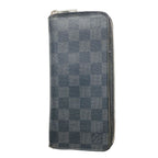 Louis Vuitton Wallet Damier Graphite Zippy Vertical Black Gray